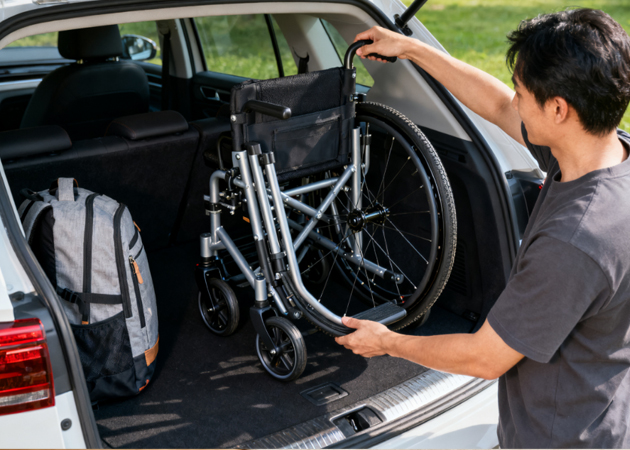 Lightweight Folding Wheelchair